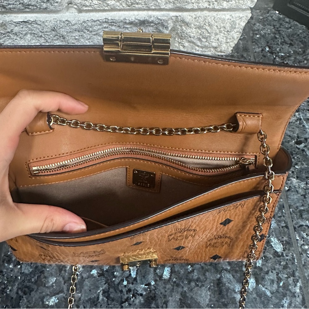 MCM Tan Crossbody Bag - Picture 6 of 7